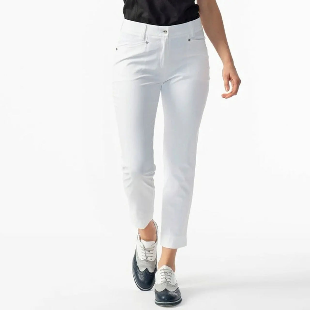 DS Glam White Ankle Pants