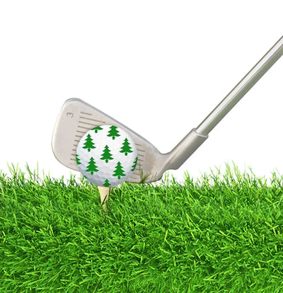 Navika- Christmas Tree Printed Golf Balls