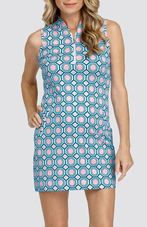 Tail- 35" Sleeveless Larimar Crystal Gem Dress (Style#: GF0083-R894)(Large Only) For the Love of Golf Naples