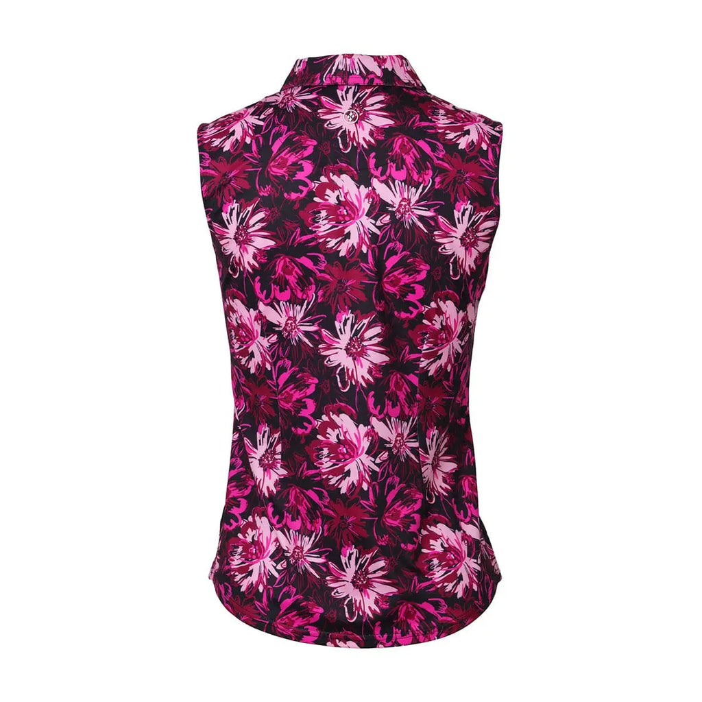Jofit- Sleeveless Artsy Floral Polo (Style#: GT0027-ARF) Jofit
