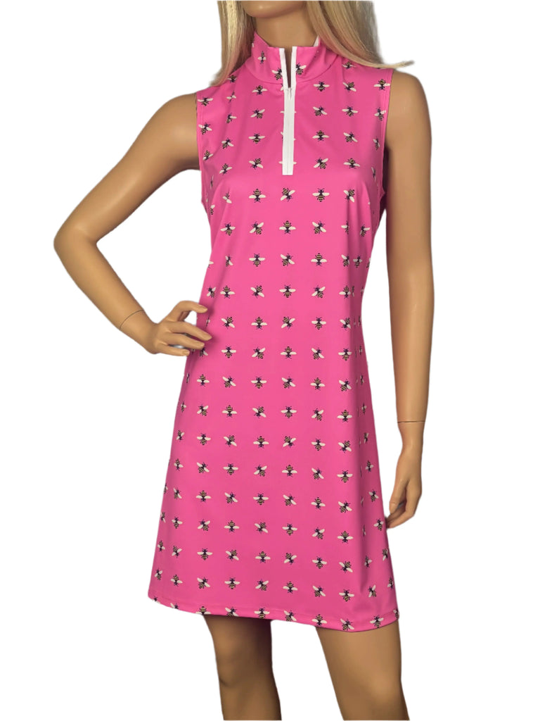 Melly M- Delray Bitsy Dress Pink Melly M