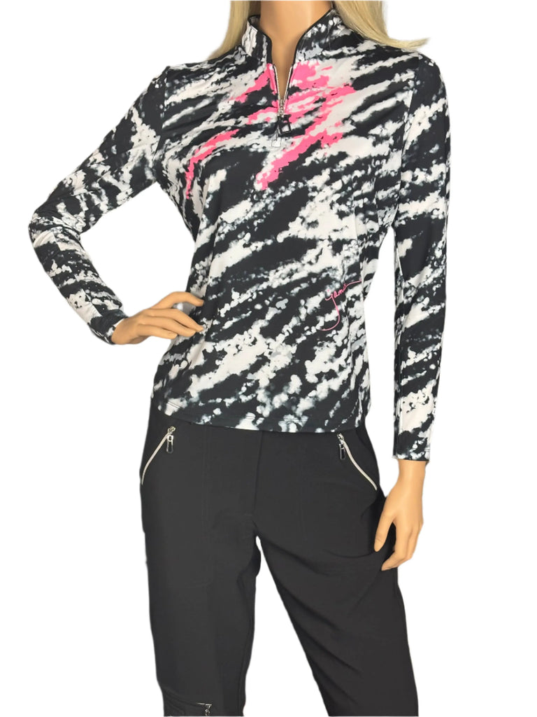 Jamie Sadock- Long Sleeve Sunsense Rorshach Top (Style#: 51141) Jamie Sadock