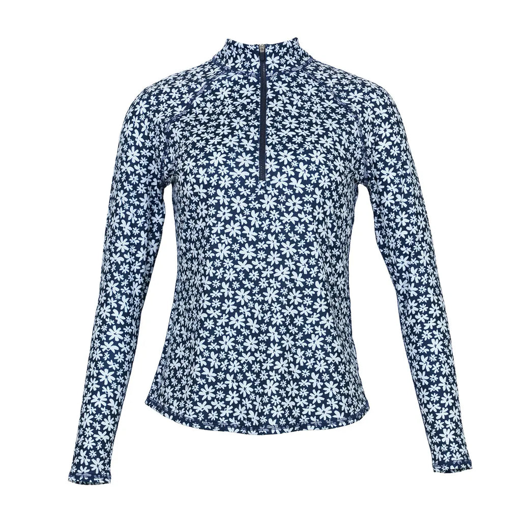 Jofit- Long Sleeve Daisy Ditz Top (Style#: UT0016-DIT) Jofit