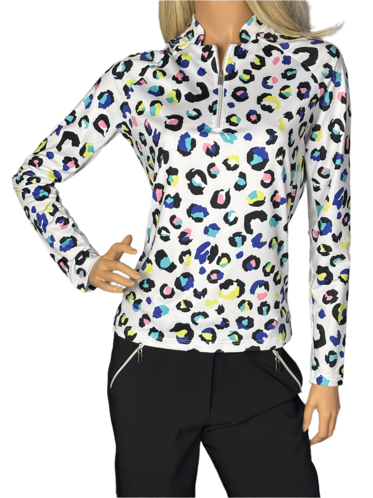 Tail- Long Sleeve Maevie Painted Panther Top (Style#: FS8295-V328) Tail