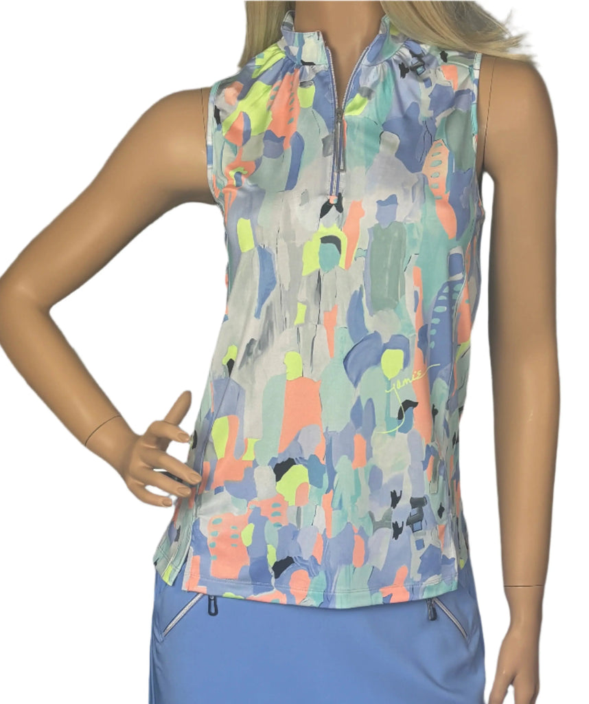 Jamie Sadock- Sleeveless Indigo Shibuya Top (Style#: 51254) Jamie Sadock