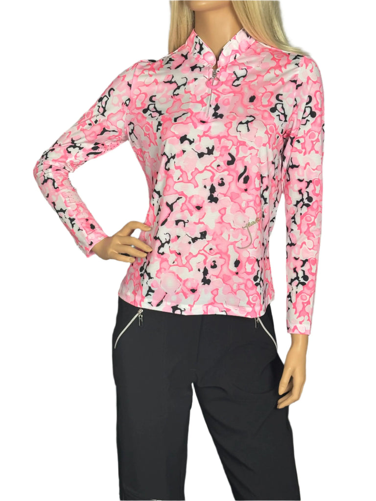 Jamie Sadock- Long Sleeve Sunsense Dreamscape Top (Style#: 51136) Jamie Sadock