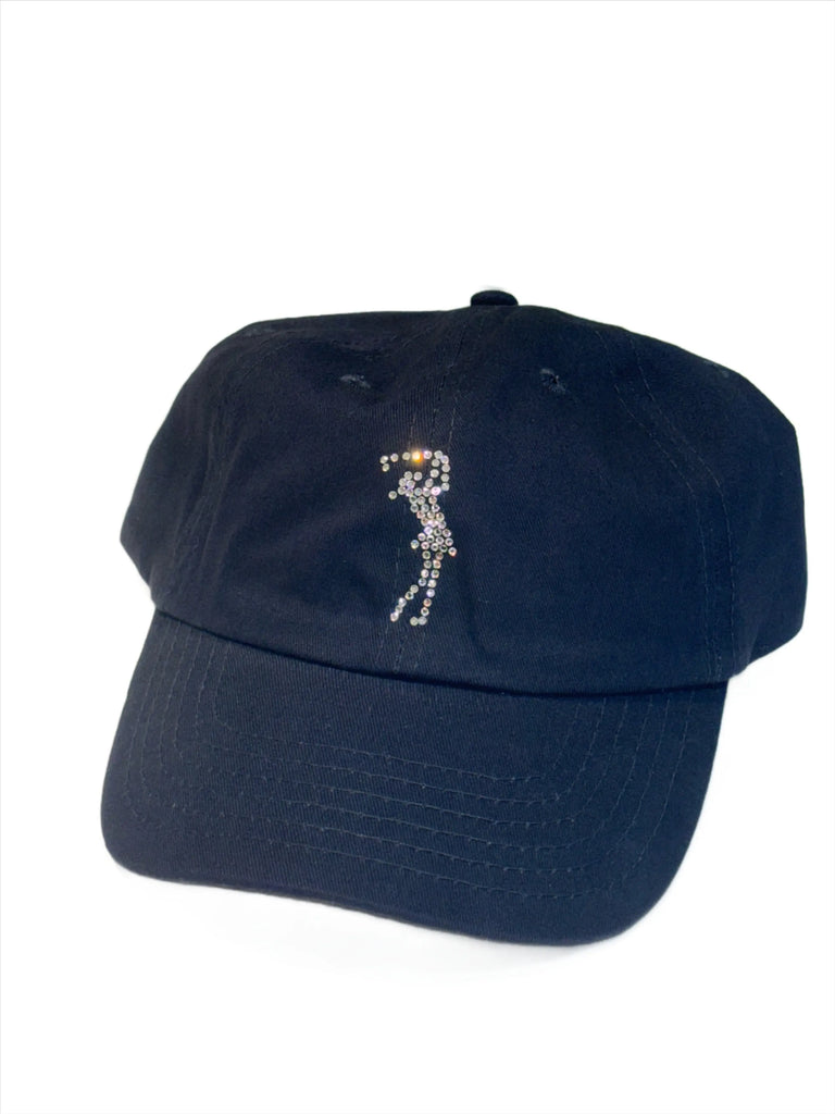 Dolly Mama- Lady Golfer Baseball Cap Navy Dolly Mama