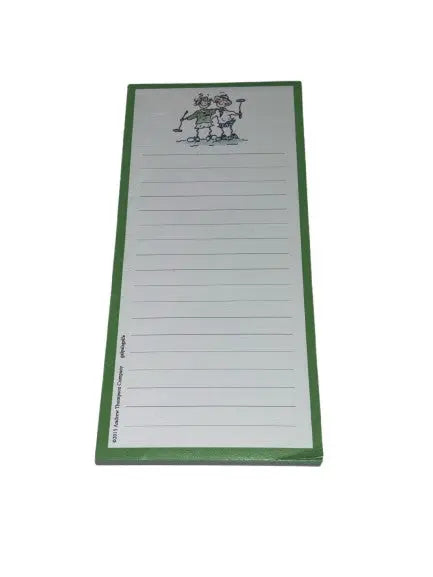 Gal Pal Note Pad Green For the Love of Golf Naples