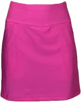 B Skinz- 18" Solid Hot Pink Skort