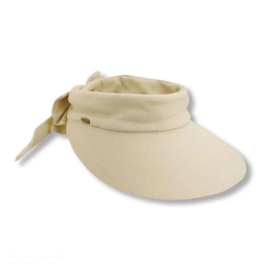 Scala- Adjustable BackBow Natural Visor (Style#: V25) Scala