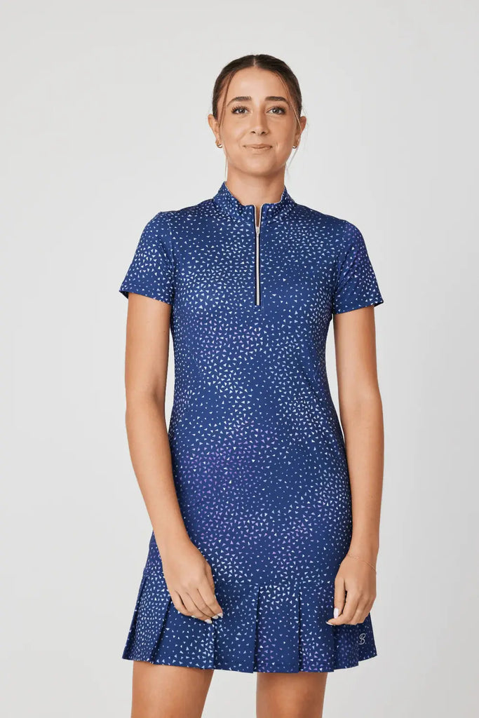 Sofibella- Short Sleeve Crystal Quest Dress (Style: 2407) SofiBella