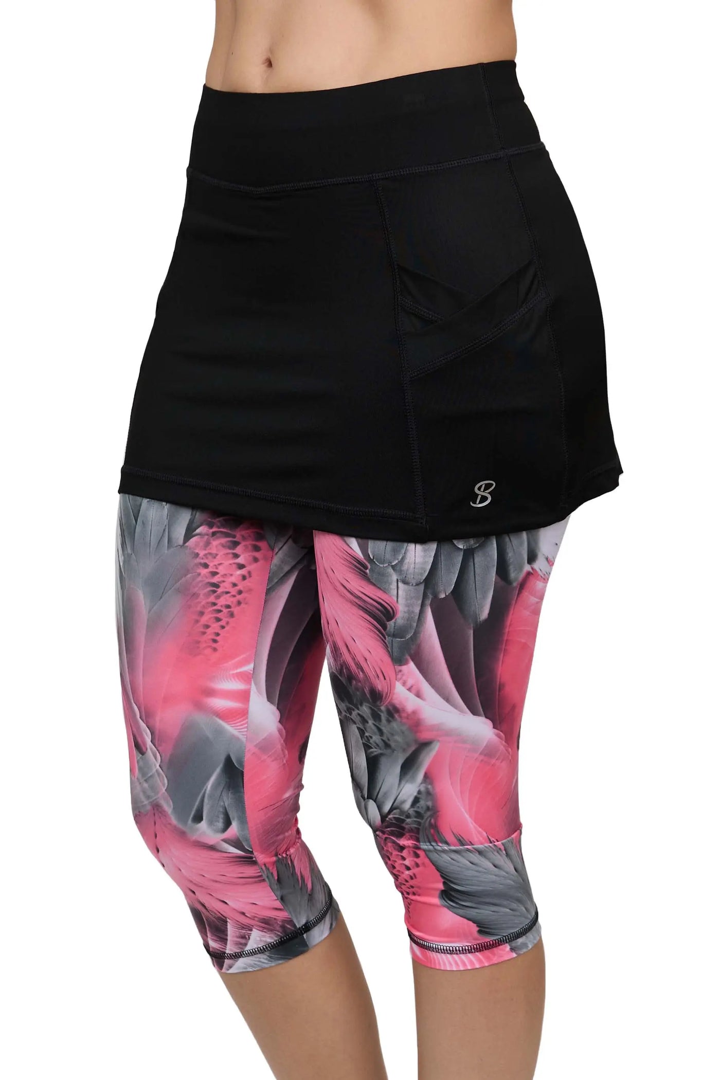Sofibella- UV Feather Phoenix Abaza Bottoms (Style#: 1777) [SMALL ONLY]