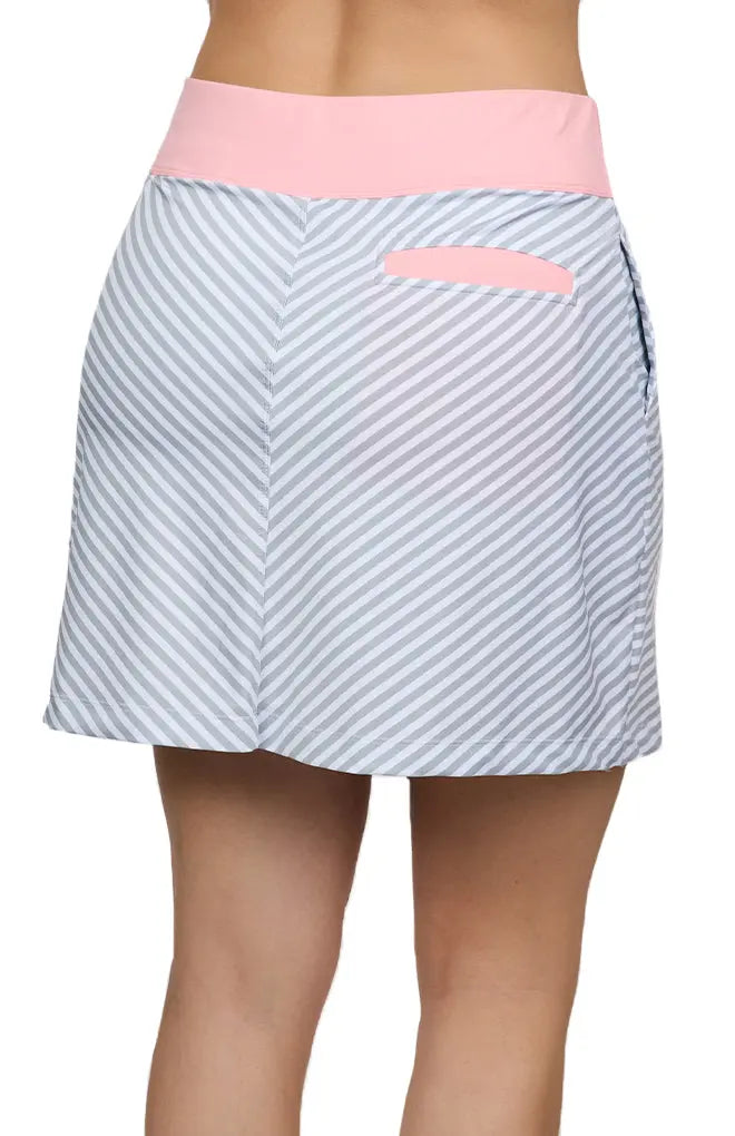 Sofibella- 17" Cosmopolitan Stripes Skort (Style#: 2038)(Small Only) For the Love of Golf Naples