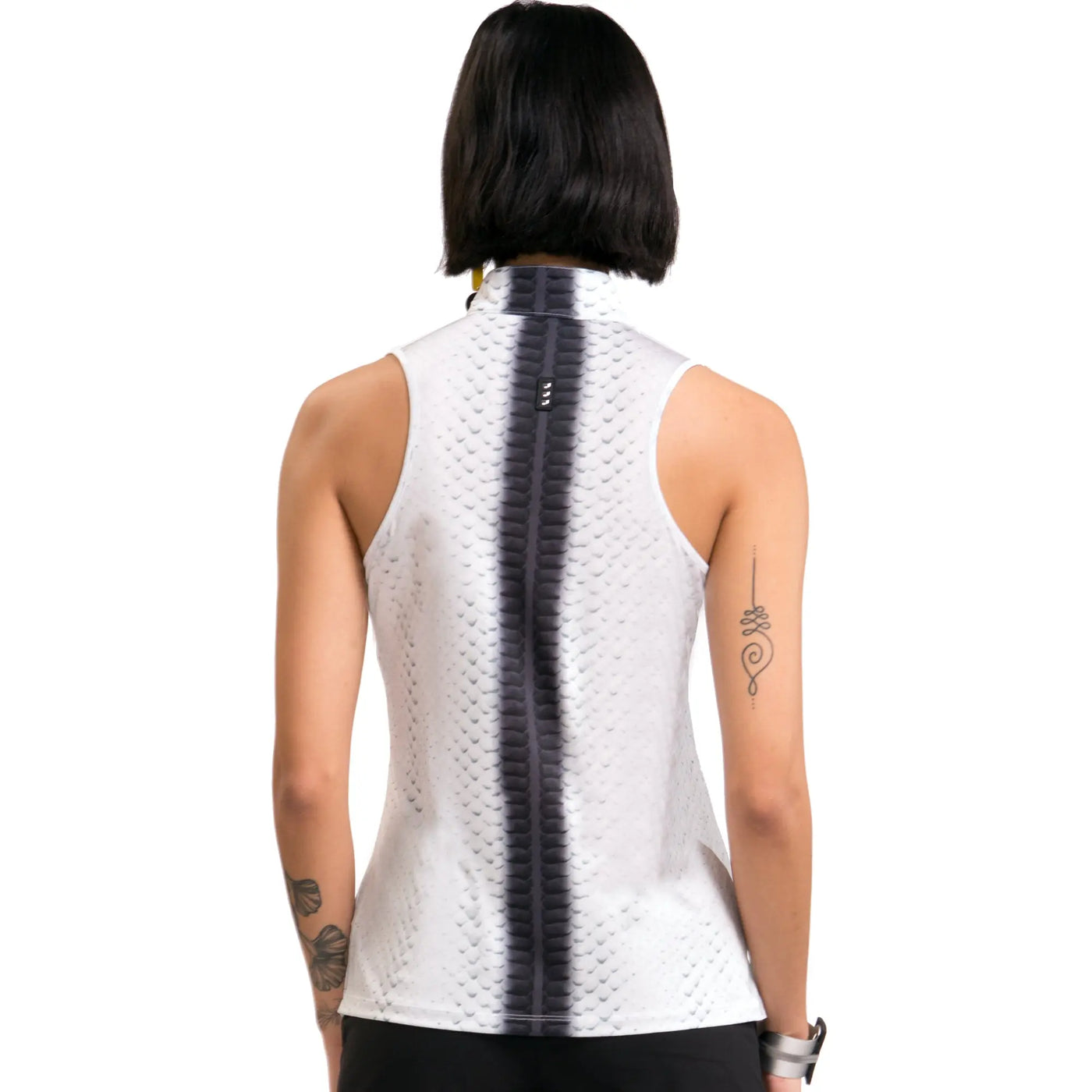 Jamie Sadock- Sleeveless Habu Snake Print Top Sugar (Style#: 21229)