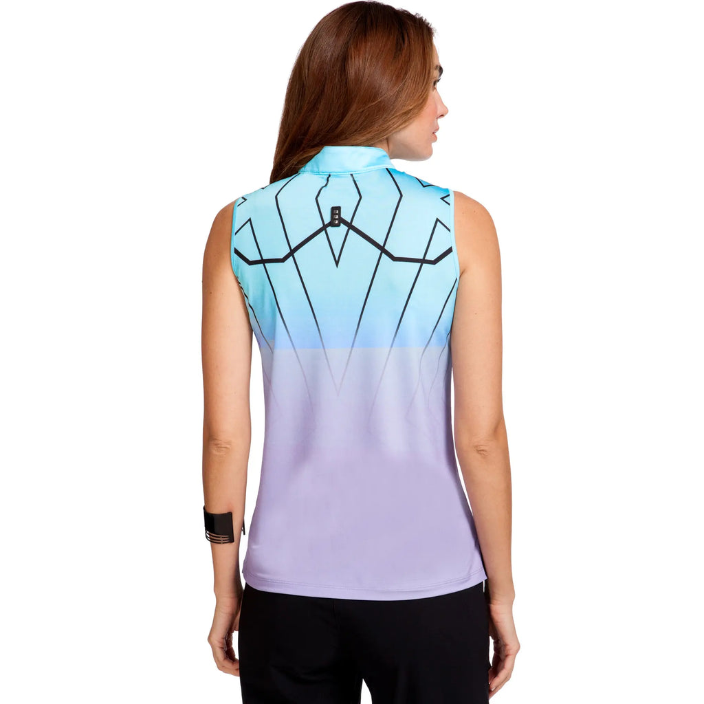 Jamie Sadock- Sleeveless Oasis Cyber Top (Style#: 21238) For the Love of Golf Naples