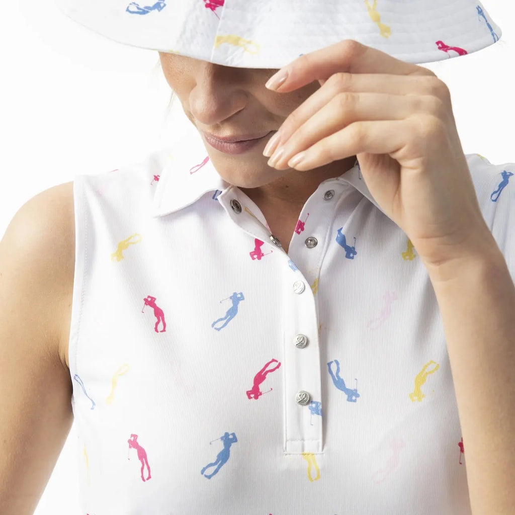 Daily Sports- Sleeveless Camilla Polo (Style#: 343/128-927) For the Love of Golf Naples