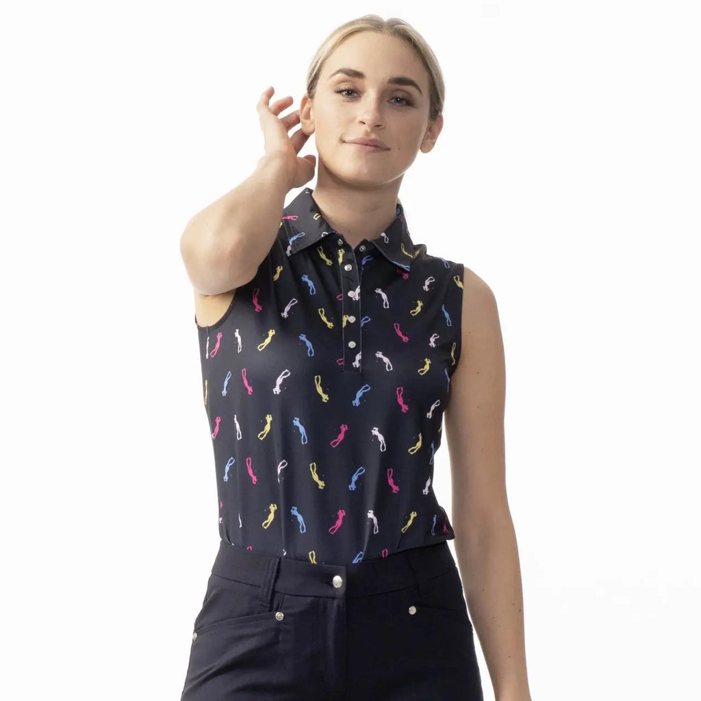 Daily Sports- Sleeveless Chatty Polo (Style#: 343/160-935) For the Love of Golf Naples