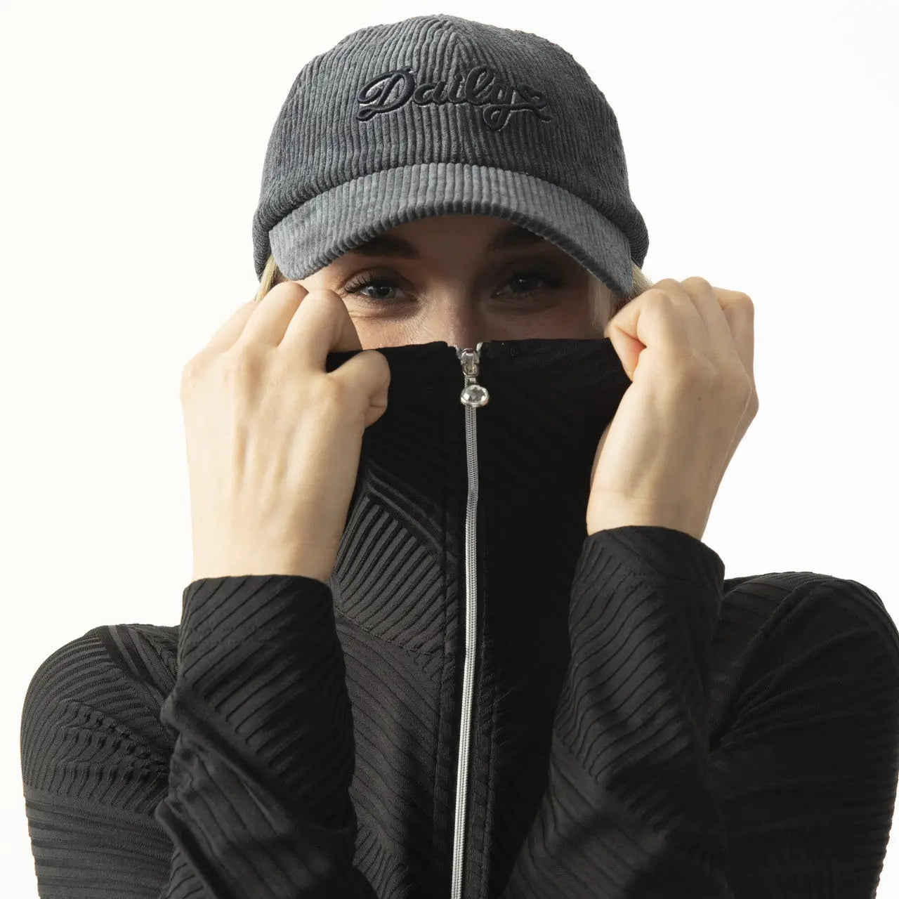 Daily Sports- Long Sleeve Floy Roll Neck Top Black (Style#: 353/119/999)