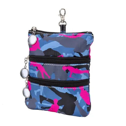 Sydney Love Sport- "Blue Camo" Clip On Golf Accessory Pouch