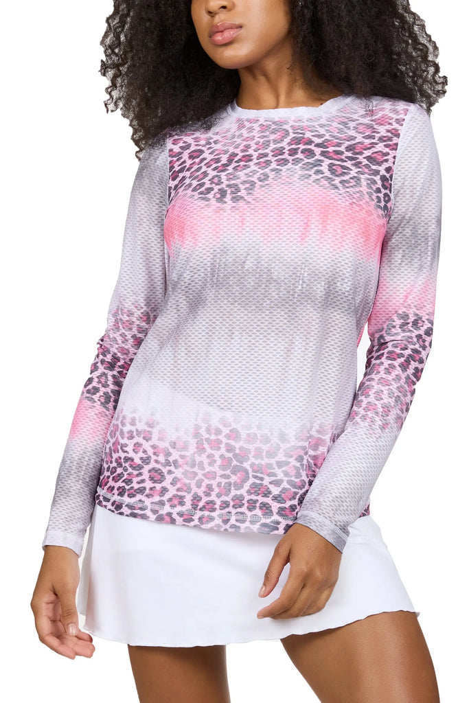 Sofibella- Long Sleeved Pink Panther Air Flow Top (XL Only) For the Love of Golf Naples