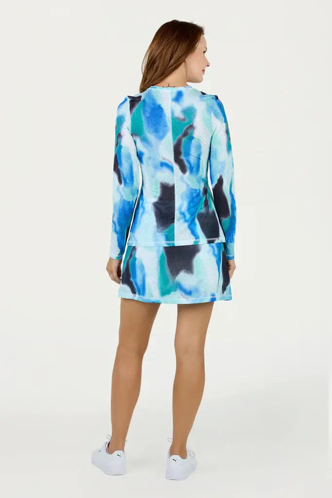 Sofibella- Long Sleeved Sea Island Air Flow Top (Style#: 7013W) For the Love of Golf Naples