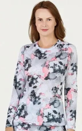 Sofibella- Long Sleeved Twilight Air Flow Top (Style#: 7013W) For the Love of Golf Naples