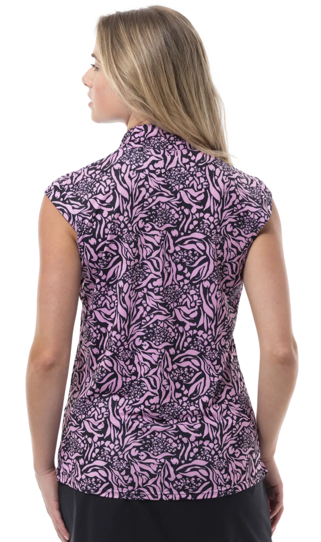 SanSoleil- Sleeveless Solcool Ivory Coast Pink Top (Style#: 900471)