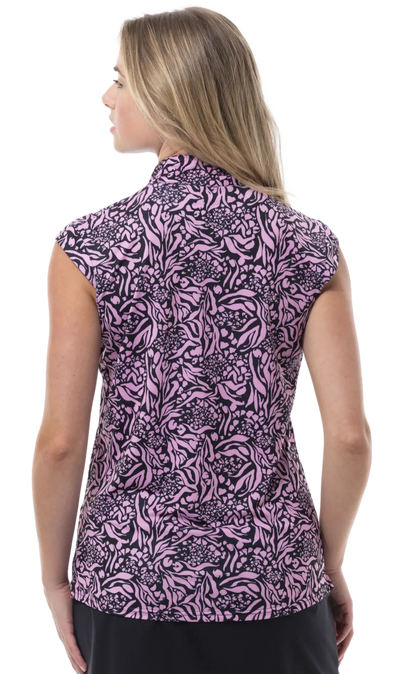SanSoleil- Sleeveless Solcool Ivory Coast Pink Top (Style#: 900471)