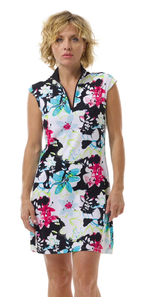 SanSoleil- Twilight Lily Dress (Style#: 900722i)(X-Small Only) For the Love of Golf Naples