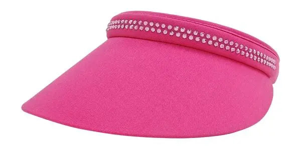 Dolly Mama Design- Clip on Visors w/ Crystals *Available in 8 colors* Dolly Mama