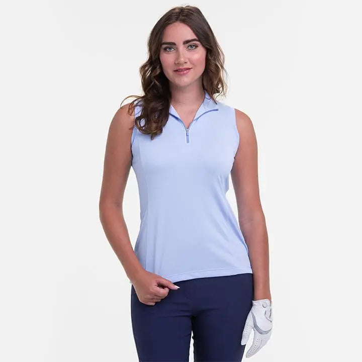 EPNY- Sleeveless Polo Blue Eyes (Style#: NS5111X) For the Love of Golf Naples