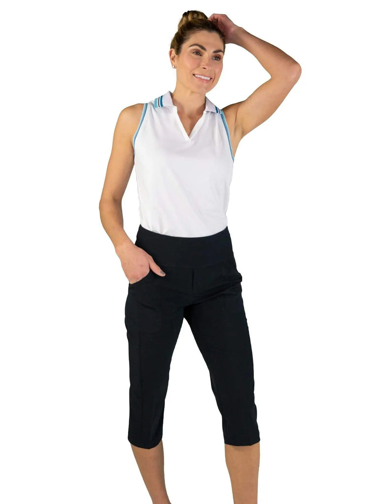 Jofit- Pull on Capri Black (Style#: GB0015) Jofit