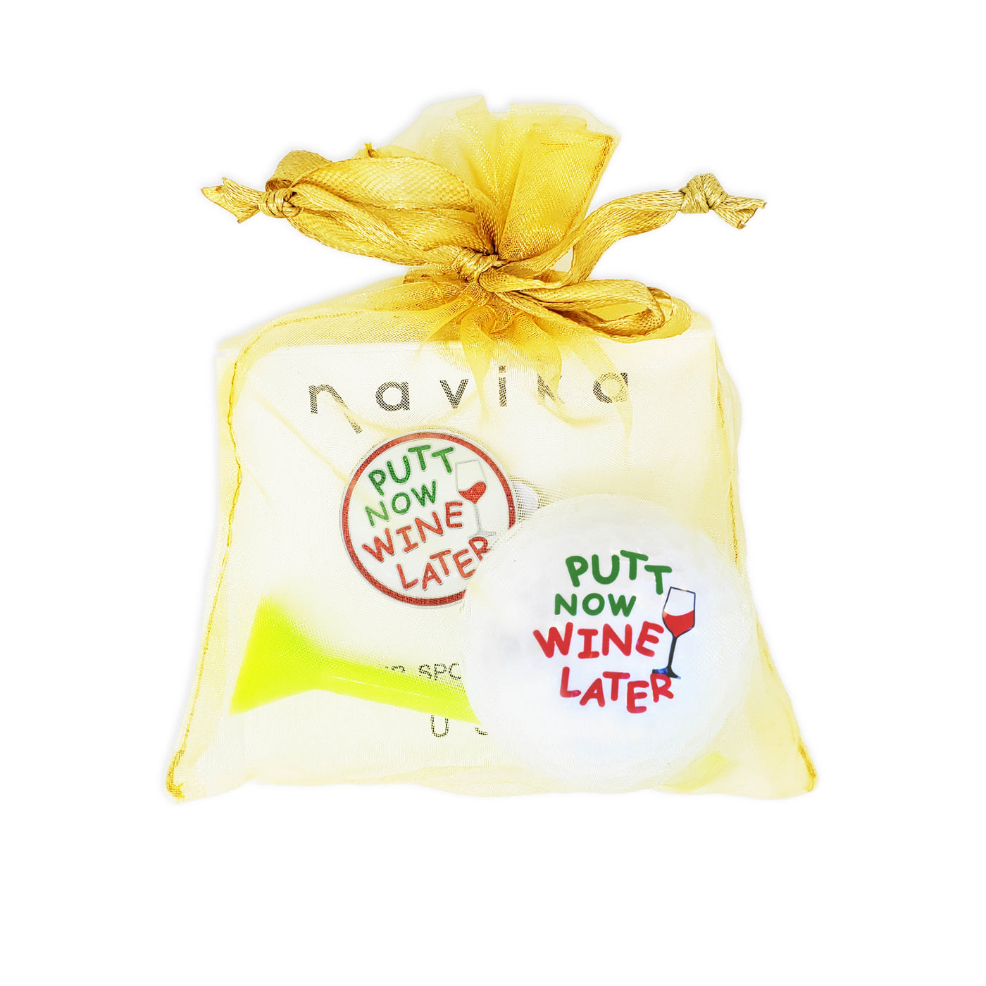 Navika- Putt Now Wine Later Gift Set