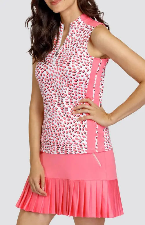 Tail- Sleeveless Sully Speckle Dots Top (Style#: GE1781-R764) For the Love of Golf Naples