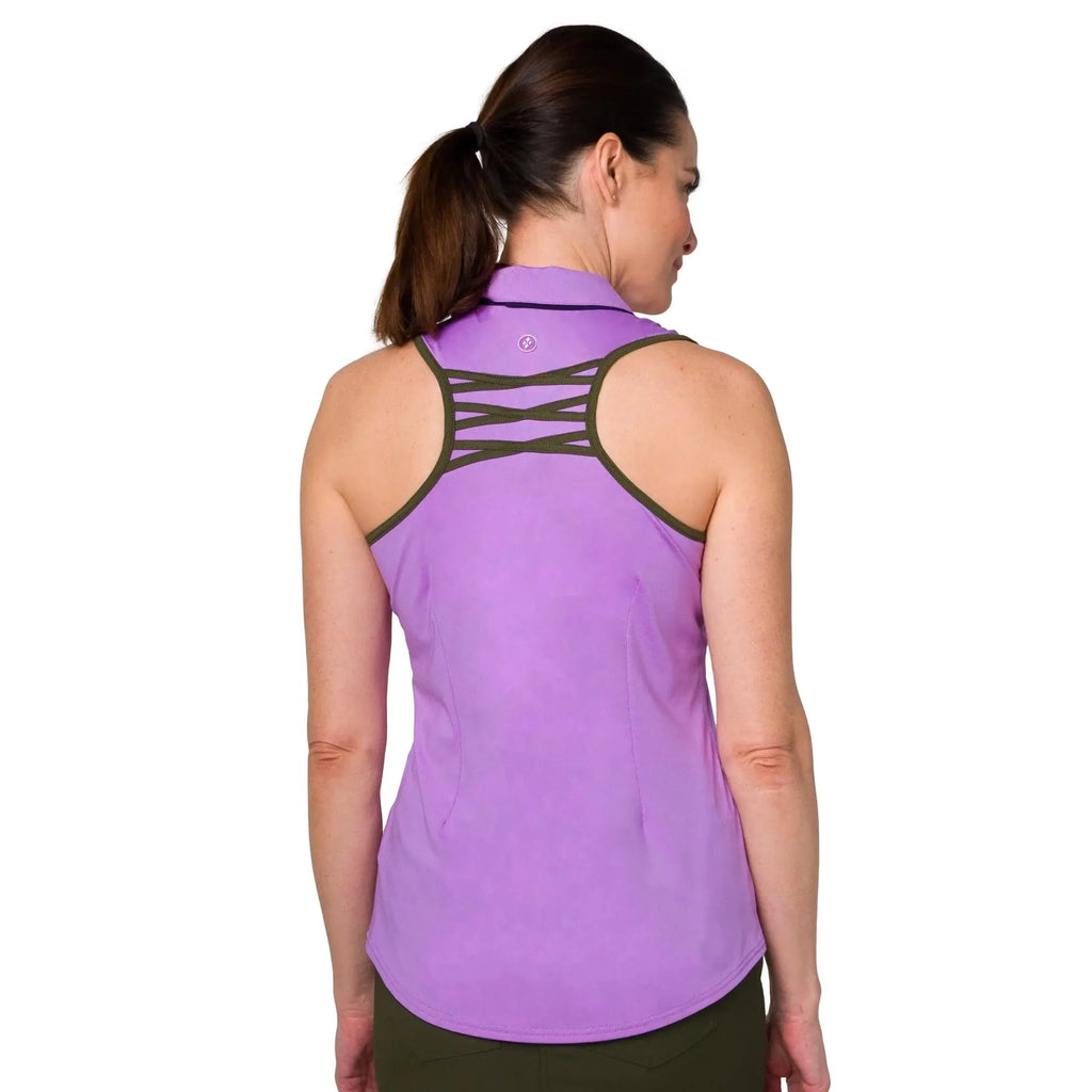 Jofit- Racer Back Polo Lilac (Style#: GT0068-LIL)(Medium Only) For the Love of Golf Naples