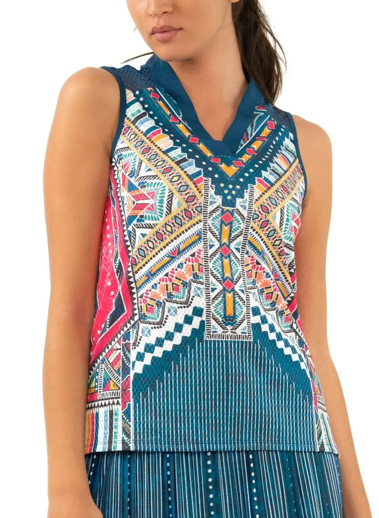 Lucky in Love- Borderline Tank (Style#: GT123-H32402) For the Love of Golf Naples