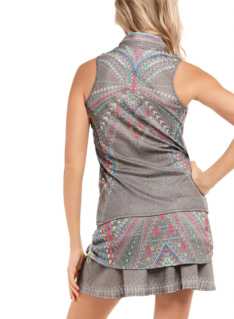 Lucky in Love- Desert Vibes Notch Tank (Style#: GT161-M21048) For the Love of Golf Naples