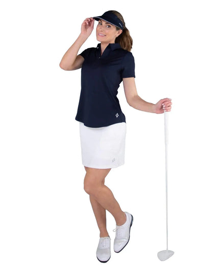 Jofit- Jacquard Mina Long Skort White (Style#: UB236)