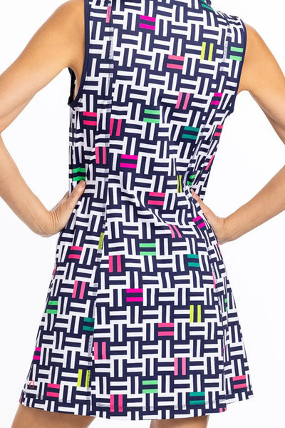 Kinona- Sleeveless "Roll to the Hole" Maze for Days Dress [XS ONLY]