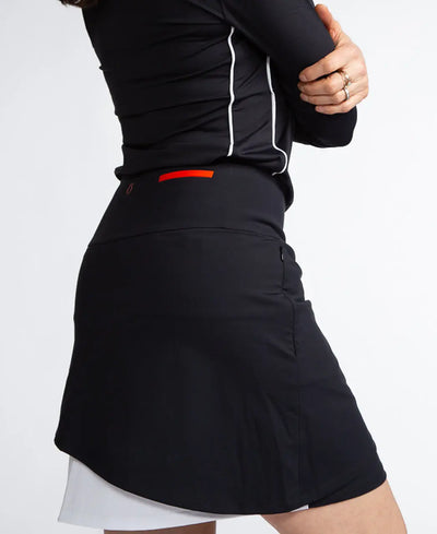 Kinona- "Wrap It Up" Skort Black/White (Style#: RS-18-163-40-111)