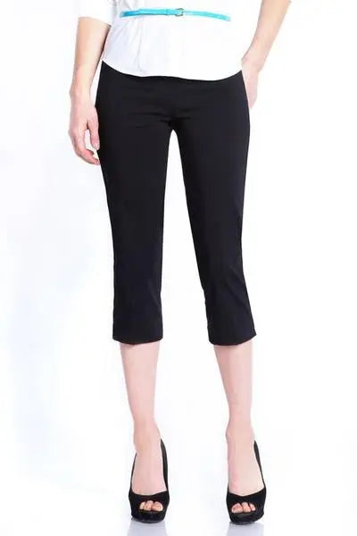 SlimSation- Capri Pants Black