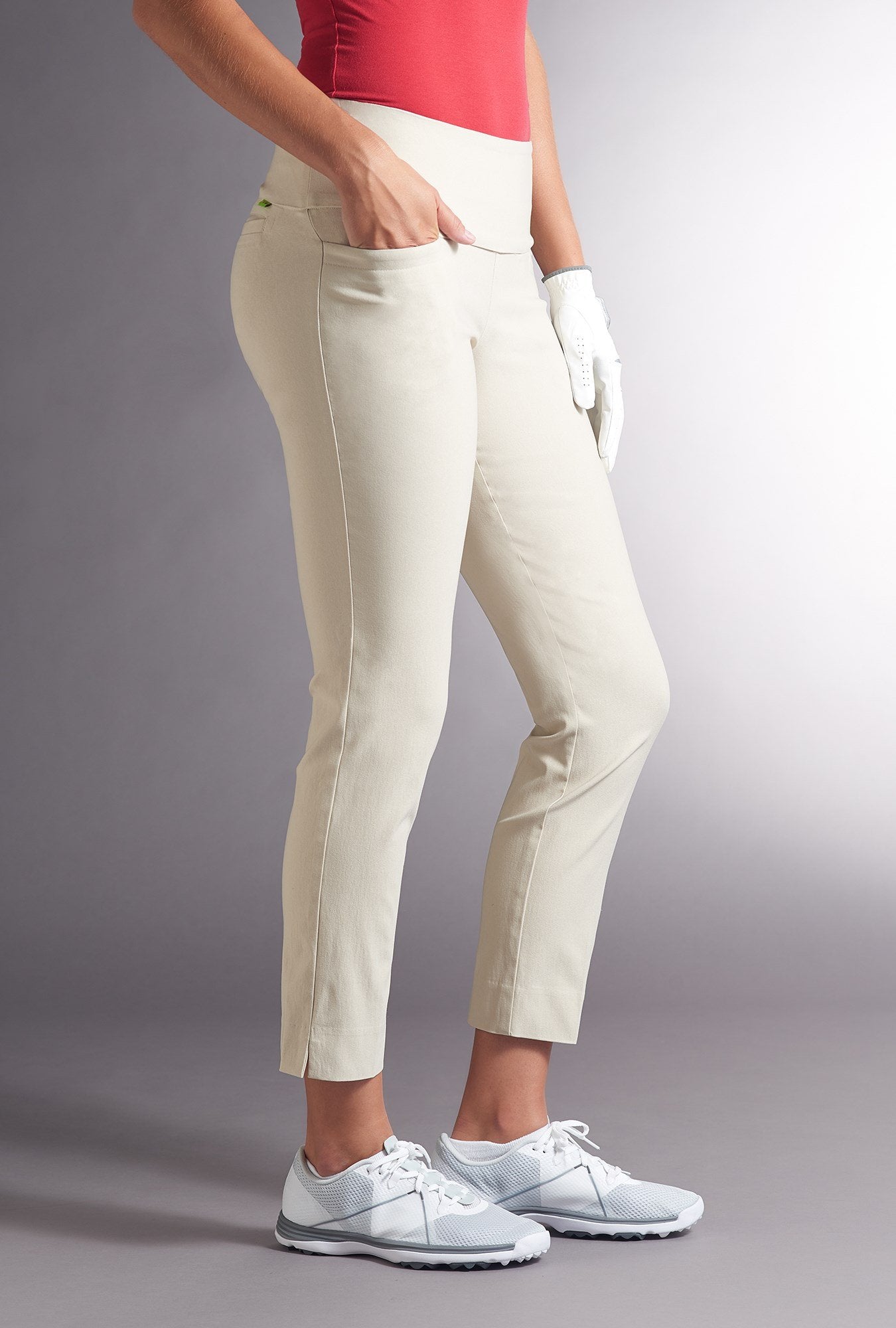 Swing Control- 28" Masters Ankle Pant Stone (Style#: M4005)