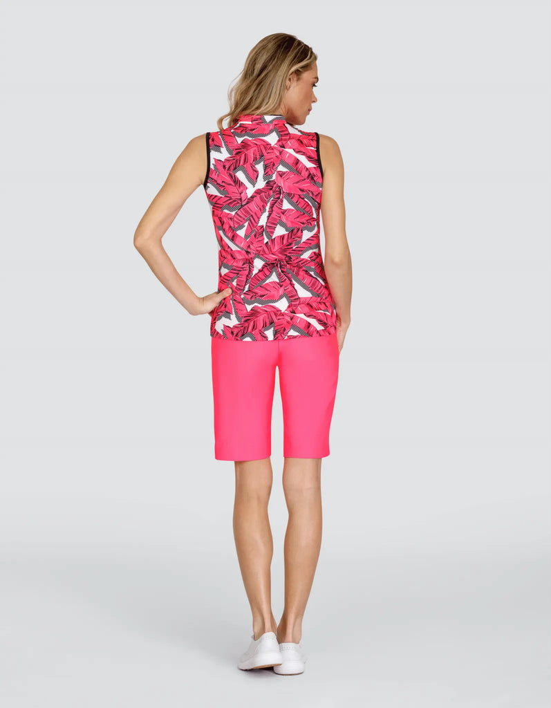 Tail- Sleeveless Leigh Sabal Sunset Zip Funnel Neck Top Style#: GF0882-N972) For the Love of Golf Naples