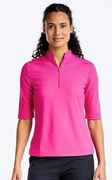 Nivo Sports- Noa Elbow Sleeve Polo Magenta (Style#: N10210103) Nivo Sports