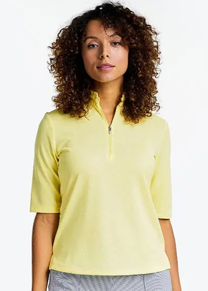 Nivo Sports- Noa Elbow Sleeve Polo Lemonade (Style#: N10210103) Nivo Sports