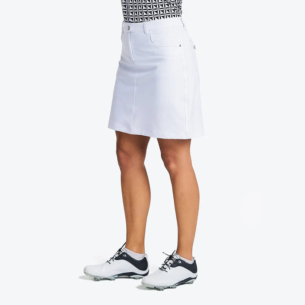Nivo Sports- 18" Marika Skort White (Style#: NI8210610) Nivo Sports