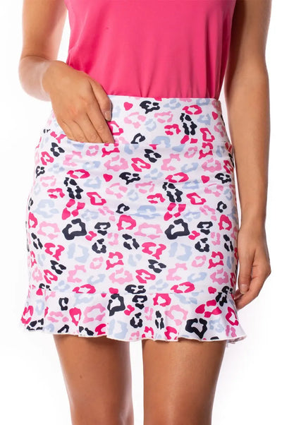 Golftini- Big Bang Pull-On Ruffle Tech Skort [XXS ONLY]