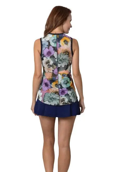 Sofibella- Sleeveless Rosetta Air Flow Top (Style#: 7052)
