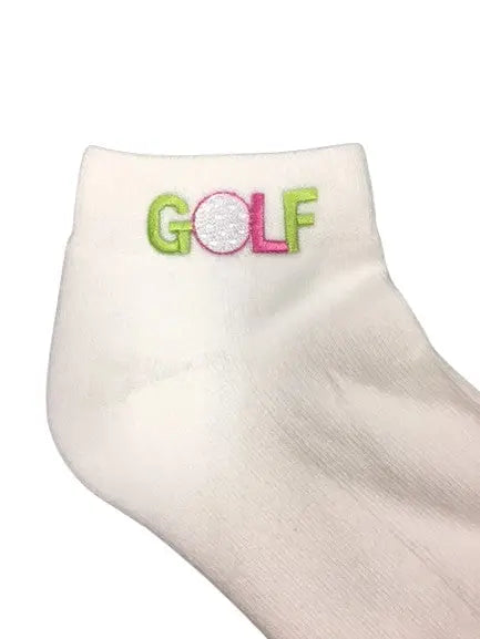 One the Tee- Cushioned Socks/ Golf Motifs On the Tee