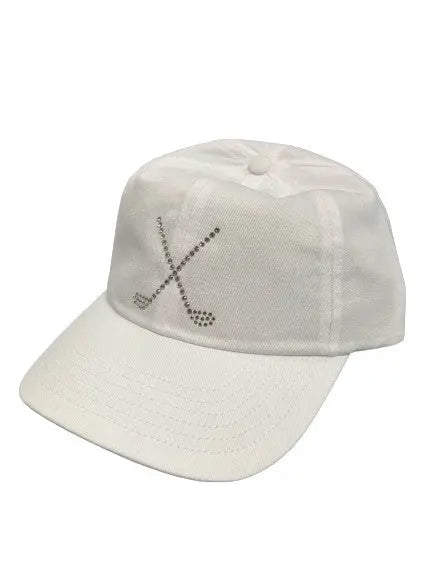 Dolly Mama- Cross Clubs Baseball Cap White Dolly Mama